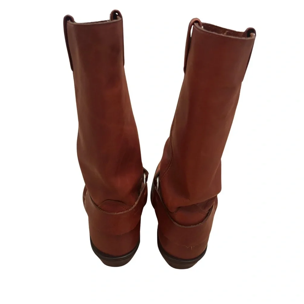 Canada West Brown Leather Boots - Picture 3 of 4